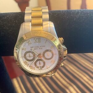Michael Kors watch silver and gold